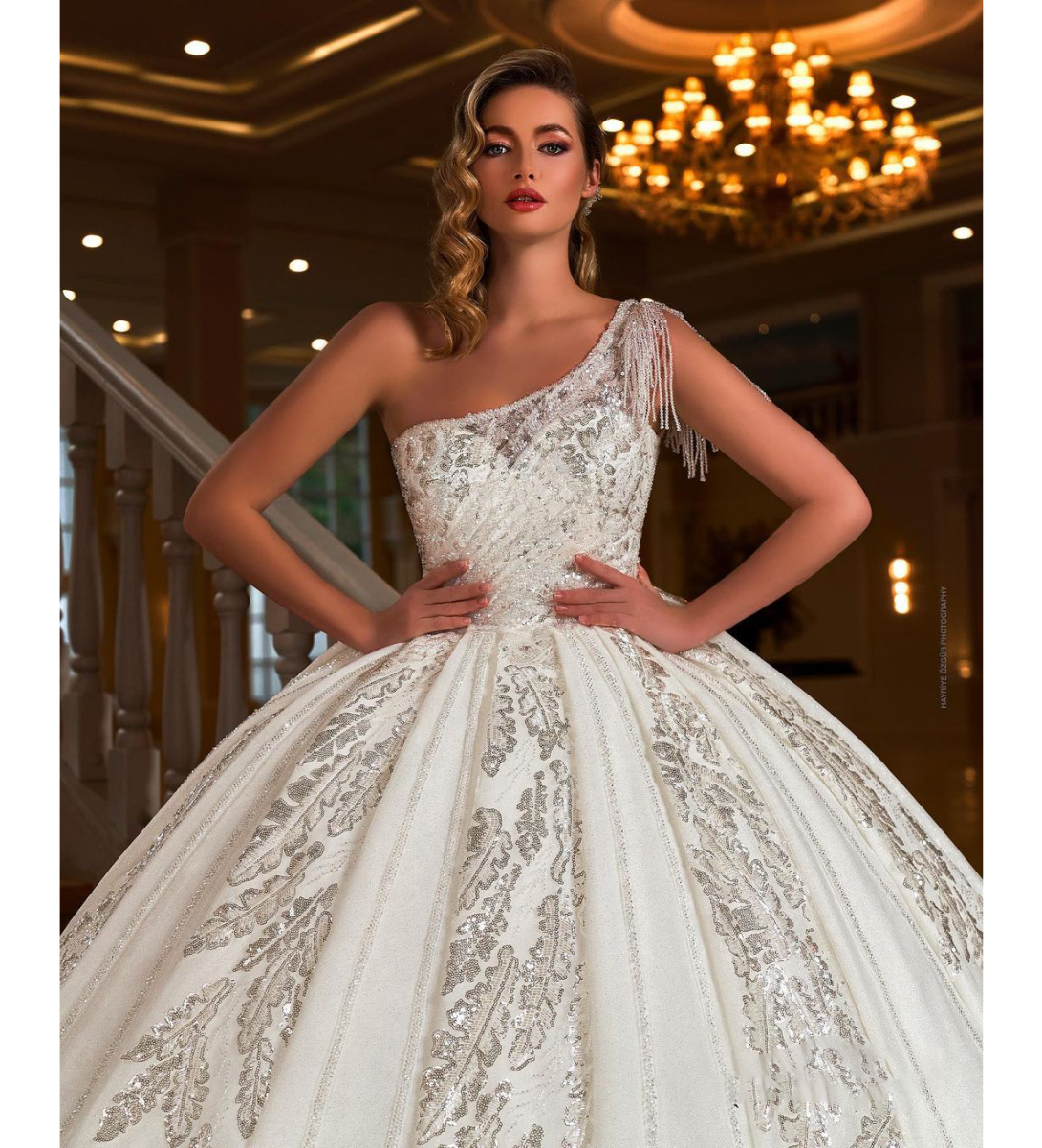 Prenses Gelinlik Modeli, Balo Tipi Gelinlik Modeli,