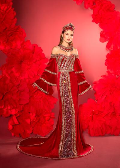 Kadiye Yelpaze Kollu Kınalık ModeliModel 015